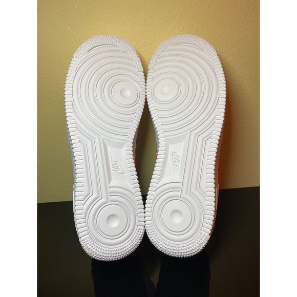 NEW Nike Air Force 1 Low Orange Paisley Shoes DJ9942-102 Size 11 Womens / 9.5 Me - Picture 6 of 8